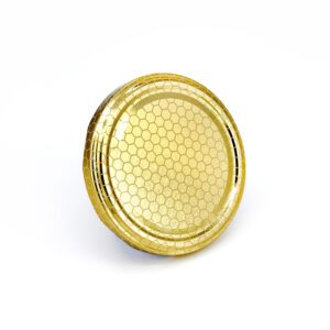 Užsukamasis metalinis dangtelis su spauda, 82 mm