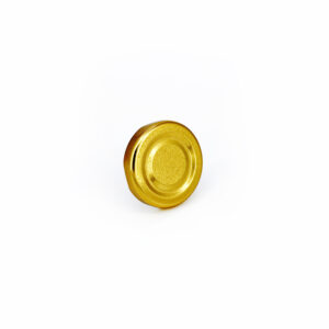 Aukso spalvos metalinis užsukamasis dangtelis, 43 mm